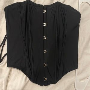 Urban Outfitters Corset, black , size: L